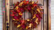 a wreath for the door