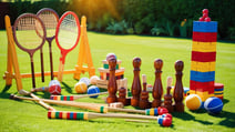 Backyard game set