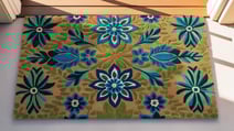 a decorative doormat