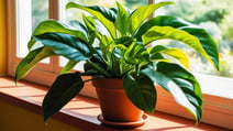 a potted plant