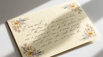 handwritten note