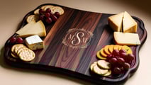 Monogrammed cheese board 