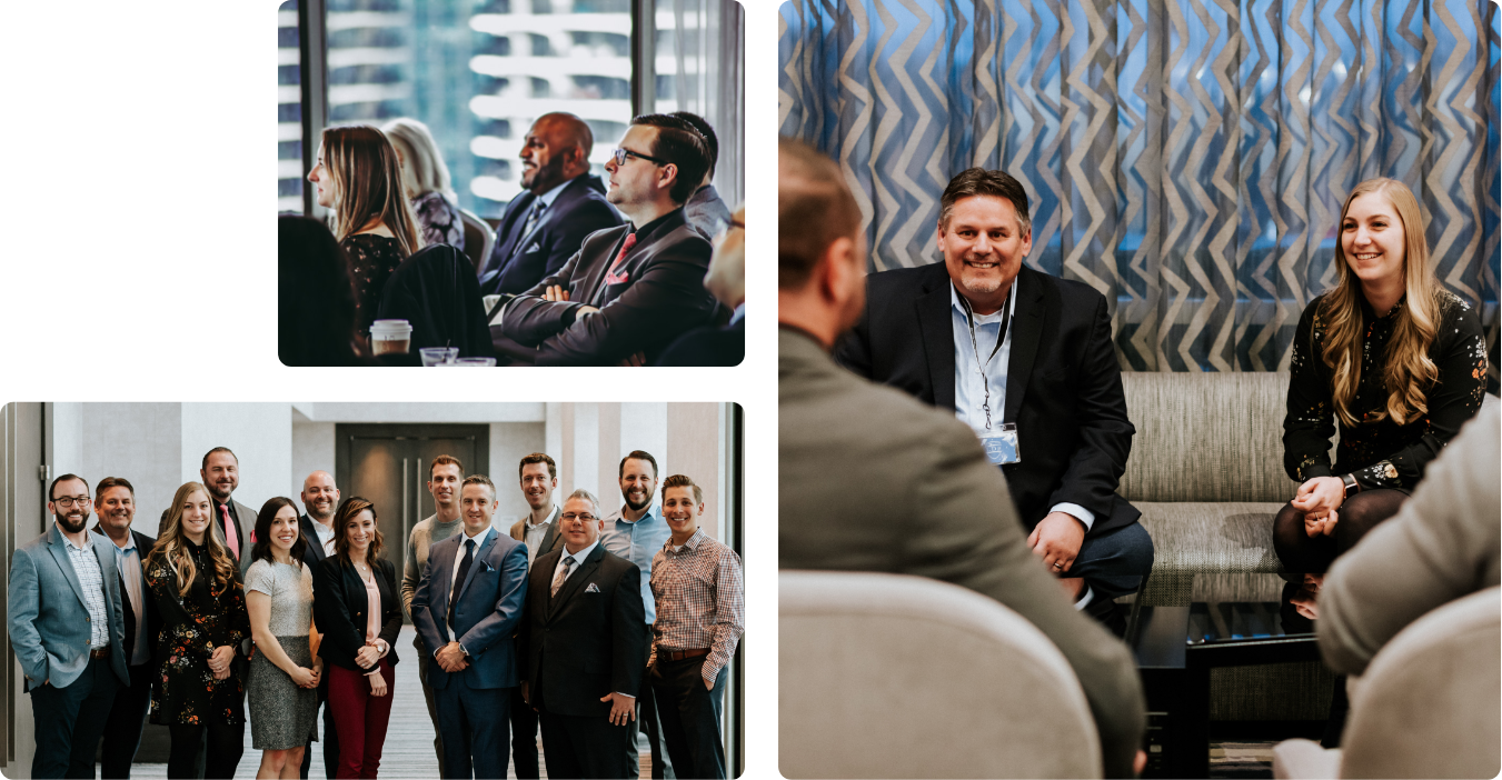 Collage of Employees at Training Event